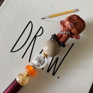 Disney Doorables: Star Wars: Chewbacca handmade beaded pen